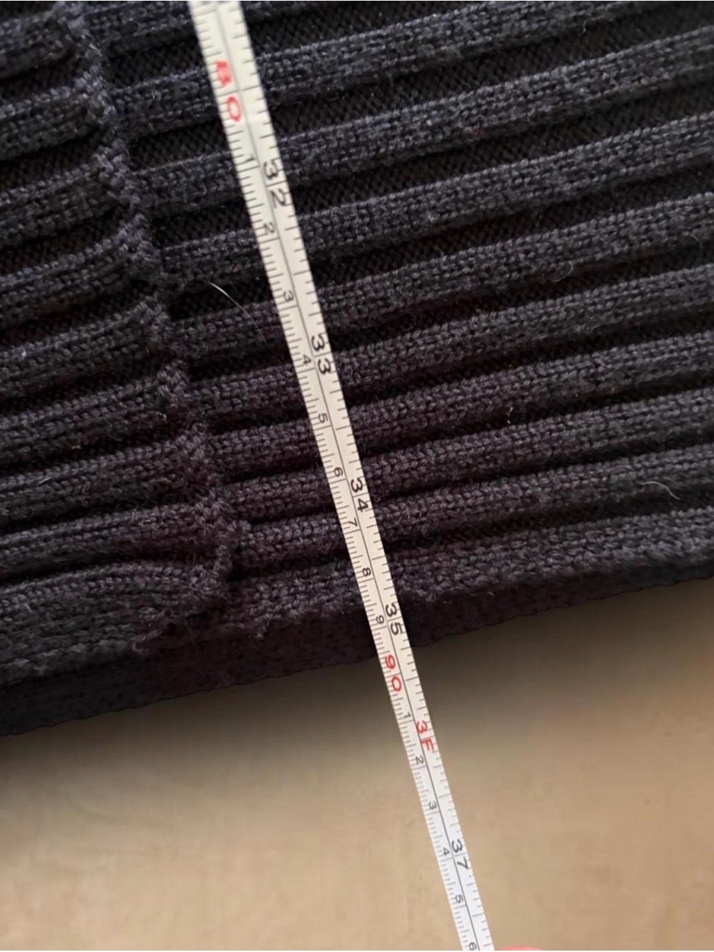 Talbots Black Ribbed Open-Front Cardigan - XXL - Picture 7 of 8